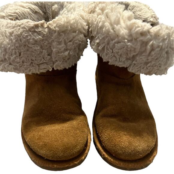 KOOLABURRA BY UGG SHORT CHESTNUT WOMAN’S BOOTS 1117813 SIZE 4 - Picture 4 of 12